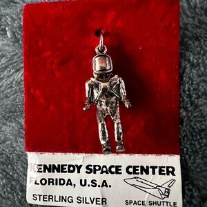 Silver Astronaut Pendant